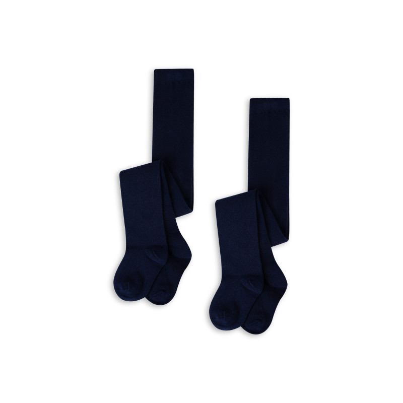 Աղջկա մանկական միագույն զուգագուլպա 2 հատ